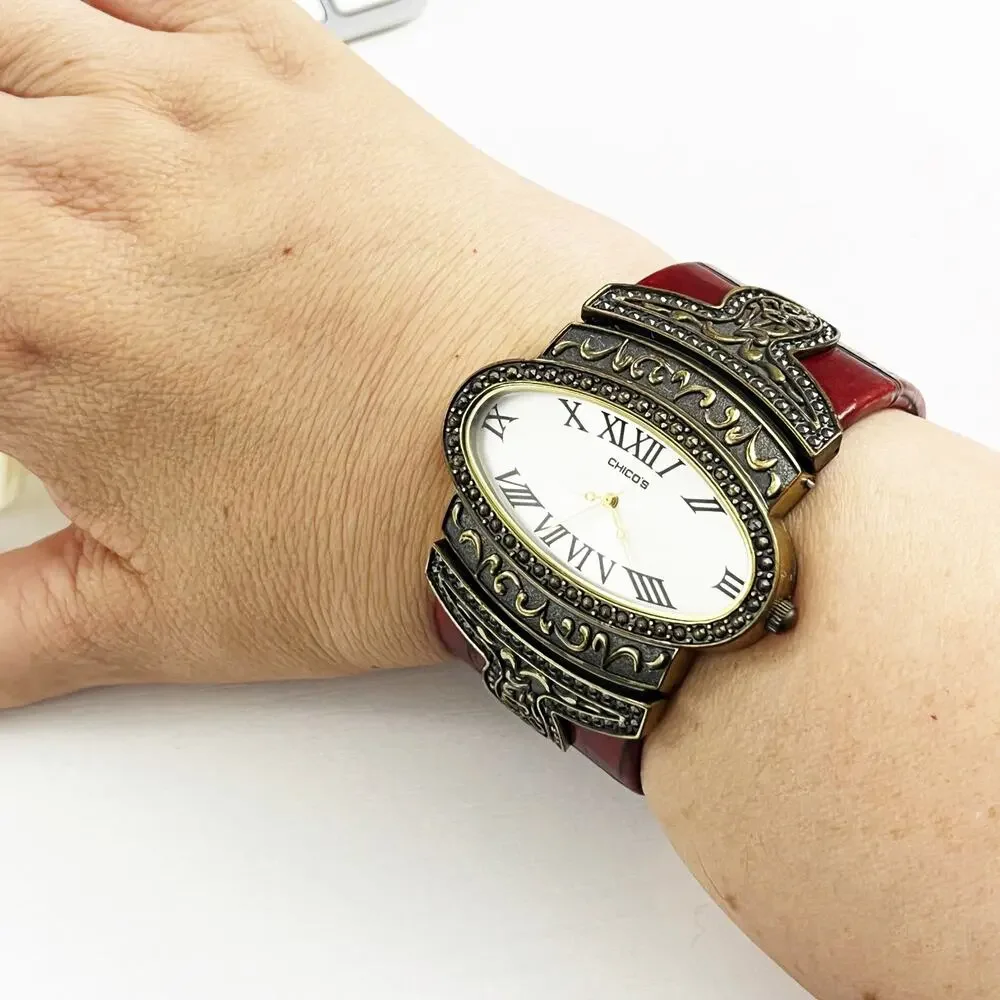 Chico's Hinged Cuff Watch